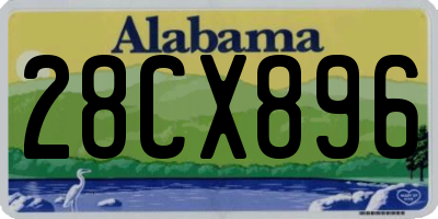 AL license plate 28CX896