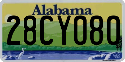 AL license plate 28CY080