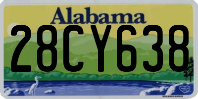 AL license plate 28CY638