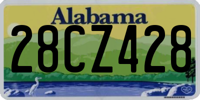 AL license plate 28CZ428