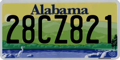 AL license plate 28CZ821