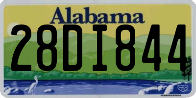 AL license plate 28DI844