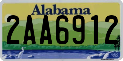 AL license plate 2AA6912