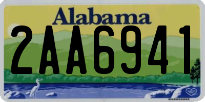 AL license plate 2AA6941