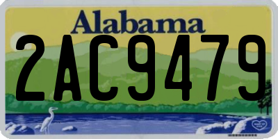 AL license plate 2AC9479
