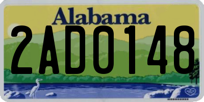 AL license plate 2AD0148