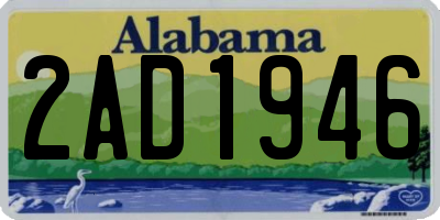 AL license plate 2AD1946