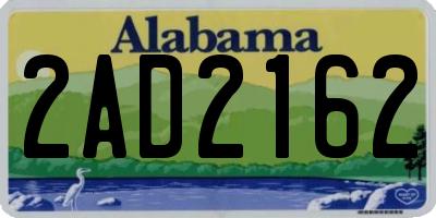 AL license plate 2AD2162