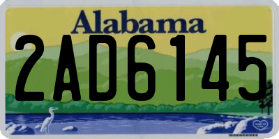 AL license plate 2AD6145