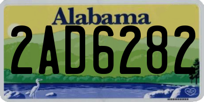 AL license plate 2AD6282