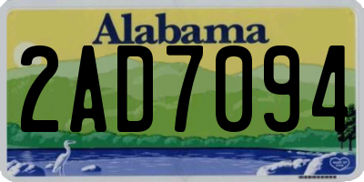 AL license plate 2AD7094