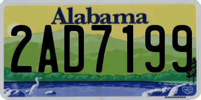 AL license plate 2AD7199