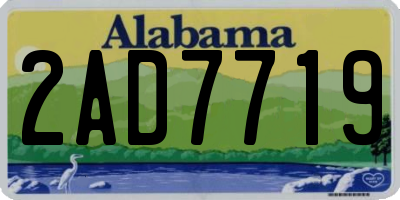 AL license plate 2AD7719