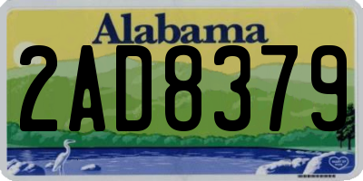 AL license plate 2AD8379