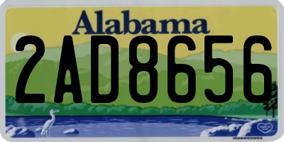 AL license plate 2AD8656