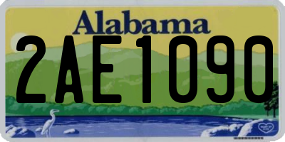 AL license plate 2AE1090