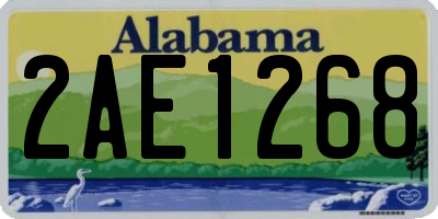 AL license plate 2AE1268