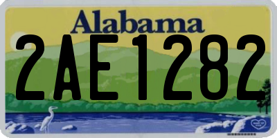 AL license plate 2AE1282