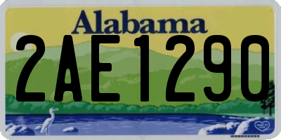 AL license plate 2AE1290