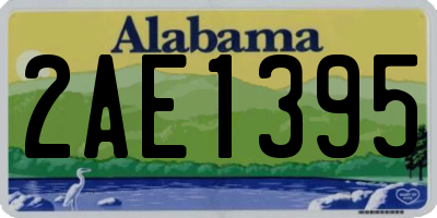 AL license plate 2AE1395