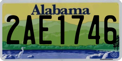 AL license plate 2AE1746