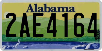 AL license plate 2AE4164