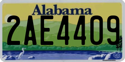 AL license plate 2AE4409