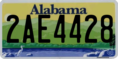 AL license plate 2AE4428