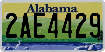 AL license plate 2AE4429