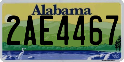 AL license plate 2AE4467