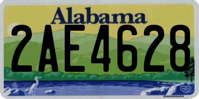 AL license plate 2AE4628