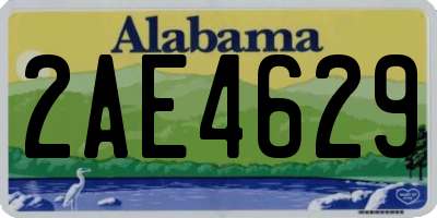 AL license plate 2AE4629