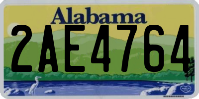 AL license plate 2AE4764