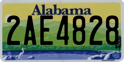 AL license plate 2AE4828