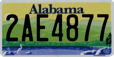 AL license plate 2AE4877