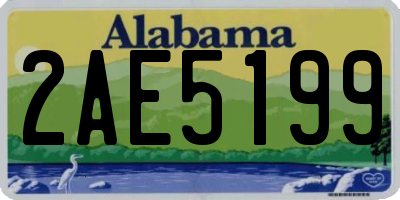 AL license plate 2AE5199