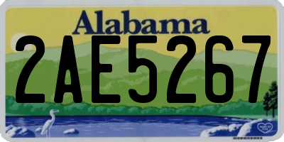 AL license plate 2AE5267