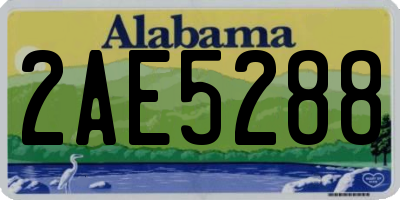 AL license plate 2AE5288