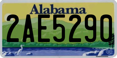 AL license plate 2AE5290