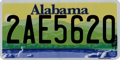 AL license plate 2AE5620
