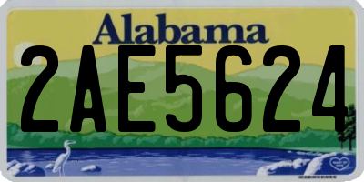 AL license plate 2AE5624