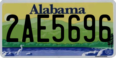 AL license plate 2AE5696
