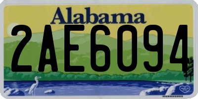 AL license plate 2AE6094