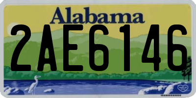 AL license plate 2AE6146
