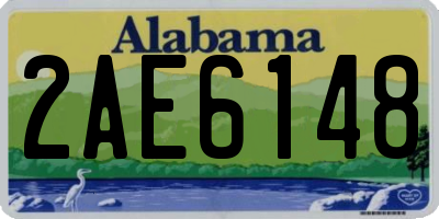 AL license plate 2AE6148