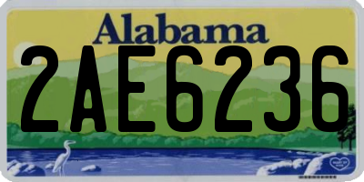 AL license plate 2AE6236
