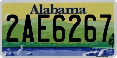 AL license plate 2AE6267