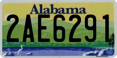 AL license plate 2AE6291