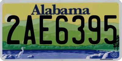 AL license plate 2AE6395