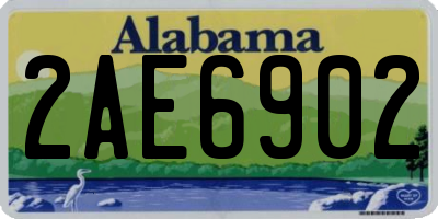 AL license plate 2AE6902